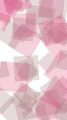 Multicolored translucent hexagons on white background. Vertical image orientation. 3D illustration