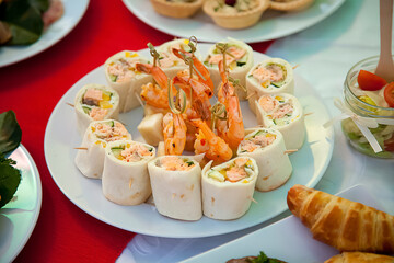 these are cold appetizers on the table