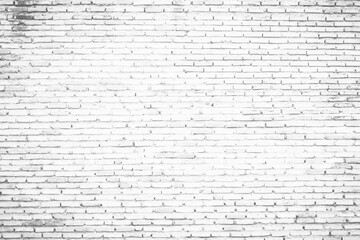 Old white Brick wall texture background