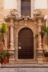 Fototapeta na wymiar Baroque portal (doorway)