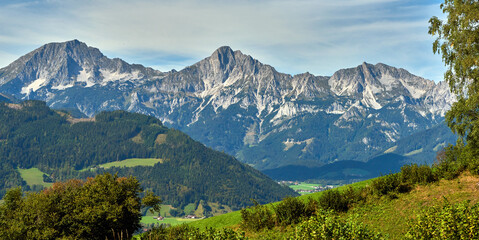Sunny day in Austrian Alps