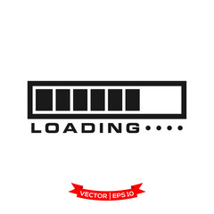 vector progress loading bar, loading icon, loading illustration 