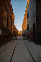 narrow street in the old town