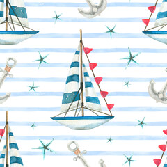 Underwater world pattern