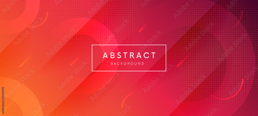 Poster Minimal geometric background vector design. Modern backdrop. Dynamic shapes composition.