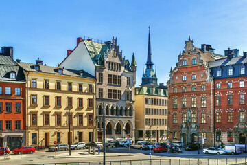 Square in Gamla Stan, Stockholm, Sweden