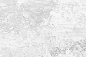 Abstract gray and white texture background of oil painting for modern decoration, wallpaper or creative  art or graphic design