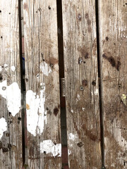 background of wooden boards with blotches smears of paint for the design of websites books...