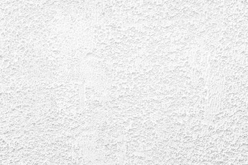 Close up of old white rough surface concrete wall texture background