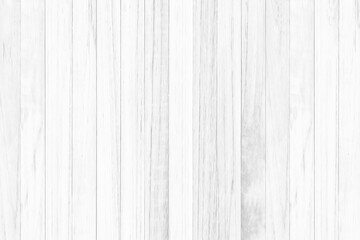 Empty plank white wooden wall texture background