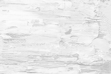 Abstract gray and white texture background of oil painting for modern decoration, wallpaper or creative  art or graphic design