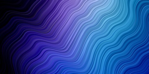 Dark Pink, Blue vector template with wry lines. Brand new colorful illustration with bent lines. Pattern for ads, commercials.