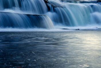 Obraz premium Qualitytime in thuringia with longexposures at sunset