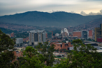 Medellín, Antioquia / Colombia. November 22, 2018. Medellín is the capital of the mountainous province of Antioquia (Colombia). Nicknamed the 