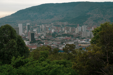 Medellín, Antioquia / Colombia. November 22, 2018. Medellín is the capital of the mountainous province of Antioquia (Colombia). Nicknamed the 