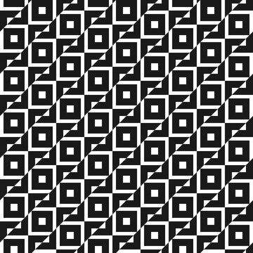 Seamless Geometric Abstract Pattern With Shift Effect