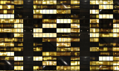 Fototapeta na wymiar office building skycraper windows facade