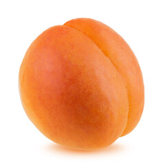 Apricot isolated on white background with clipping path