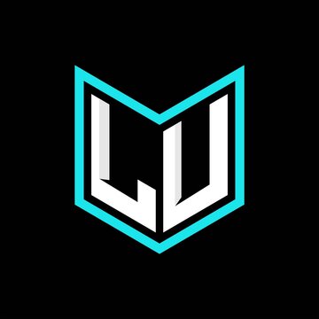 LU initial logo monogram designs modern templates