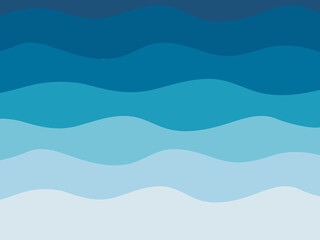Water wave background vector illustration. Abstract blue background 