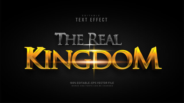 The Real Kingdom Text Effect