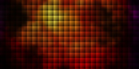 Dark Multicolor vector pattern in square style.