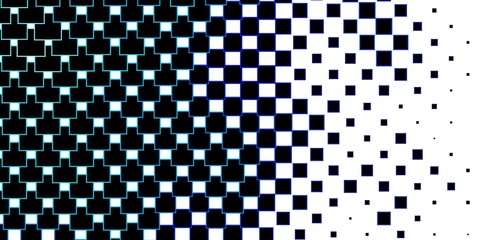 Dark BLUE vector layout with lines, rectangles. Colorful illustration with gradient rectangles and squares. Template for cellphones.