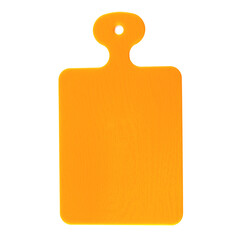 Plastic cutting Board for products isolated on a white background. Items for cooking. Kitchen utensils