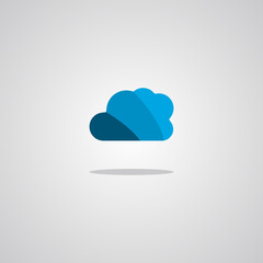 Illustration vector graphic of Cloud. Perfect to use for Technology Company