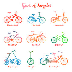 Types of bicycle © ad_libitum