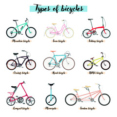 Types of bicycle © ad_libitum