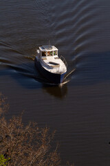 Obraz premium boat on the river