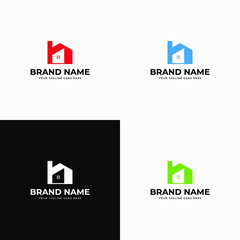 Building home and Initial Letter B Business logo Design Template Vector Illustration Modern Monogram Icon. Logo branding design for a company or business startup.