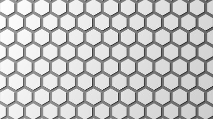Naklejka premium Abstract hexagon background texture, vector illustration