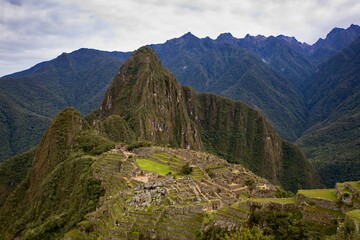 Machu Picchu - Lost Incas city in Peru, South America