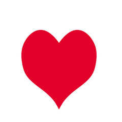 Love heart icon. Loving hearts, red like and lovely romance outline symbol. Valentine lovely passion hearted emotional drawn or valentines day loving postcards vector isolated icon