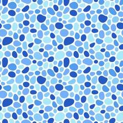 Hand drawn polka dot seamless pattern.