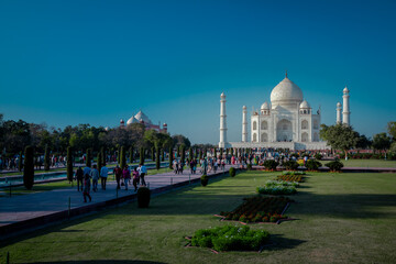 taj mahal agra india