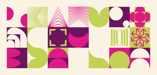 Neo Modernism Artwork Pattern Design