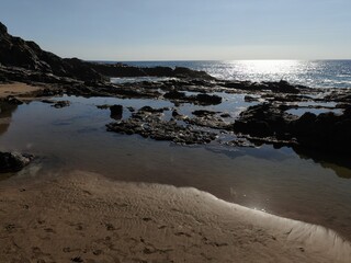 where the land meets the sea and forms paradise