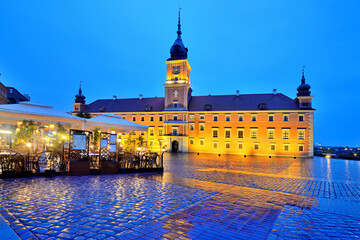 Fototapeta na wymiar Castle Square - Warsaw, Poland