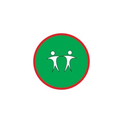 people logo icon vector
