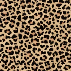 Crédence de cuisine en verre imprimé Peau animal texture de peau de léopard