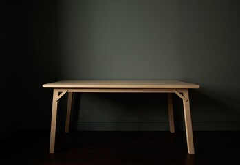 Interior wooden table
