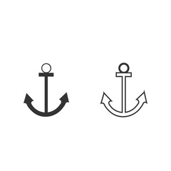 anchor hook vector icon