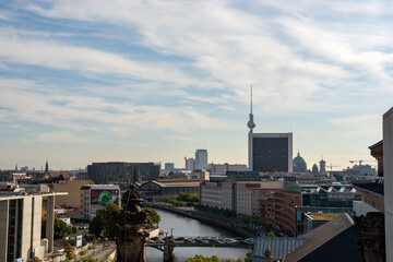 Fototapeta na wymiar Berlin Germany TV Tower called 