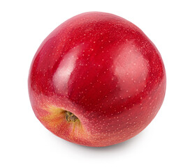Red apple isolated on white background with clipping path and full depth of field