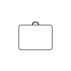 briefcase luggage vector icon travel bag