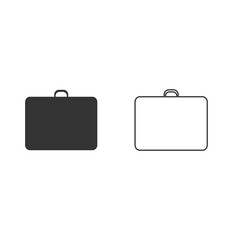 briefcase luggage vector icon travel bag