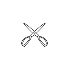 pair of scissors vector icon cutting tool